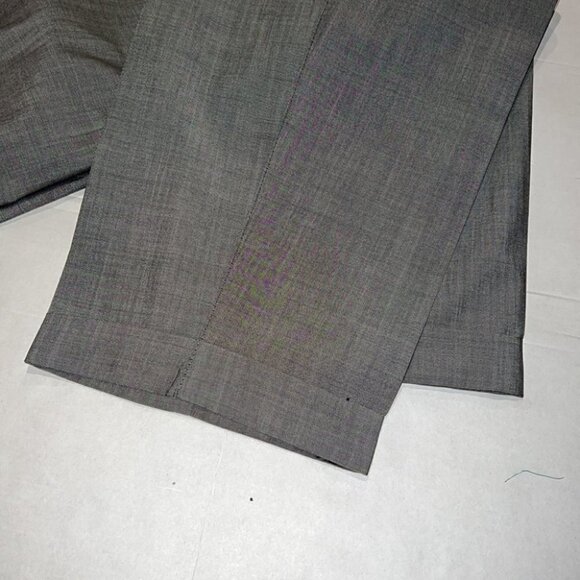 GIANNI Versace Vintage Gray High Waist Pleated Pants Trousers Size XL - Picture 13 of 14